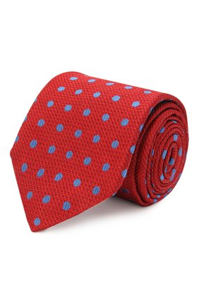 Мужской шелковый галстук KITON красного цвета по цене 23200 руб., арт. UCRVKLC06G44 | Фото 1 Мужской шелковый галстук KITON красного цвета, арт. UCRVKLC06G44 | Фото 1 (Материал: Шелк, Текстиль; Принт: С принтом)