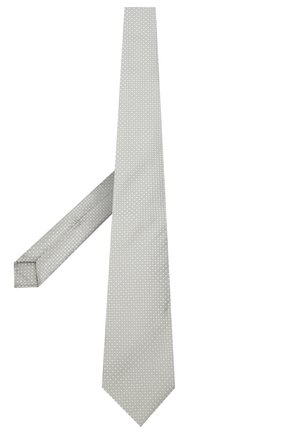 Мужской шелковый галстук KITON светло-серого цвета, арт. UCRVKLC06G29 | Фото 2 (Материал: Текстиль, Шелк; Принт: С принтом; Региональные ограничения белый список (Axapta Mercury): RU)