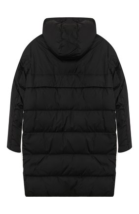 Детское пуховое пальто MONCLER черного цвета по цене 67100 руб., арт. F2-954-1C503-20-68352/8-10A | Фото 2 Детское пуховое пальто MONCLER черного цвета, арт. F2-954-1C503-20-68352/8-10A | Фото 2 (Материал утеплителя: Пух и перо; Материал внешний: Синтетический материал; Материал подклада: Синтетический материал; Мальчики Кросс-КТ: Пуховик-верхняя одежда; Рукава: Длинные; Кросс-КТ: Сезон: зима; Ростовка одежда: 10 - 11 лет | 140 - 146см, 8 лет | 128 см)