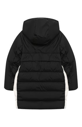 Детское пуховое пальто MONCLER черного цвета по цене 67100 руб., арт. F2-954-1C503-20-68352/4-6A | Фото 2 Детское пуховое пальто MONCLER черного цвета, арт. F2-954-1C503-20-68352/4-6A | Фото 2 (Материал утеплителя: Пух и перо; Материал подклада: Синтетический материал; Мальчики Кросс-КТ: Пуховик-верхняя одежда; Рукава: Длинные; Материал внешний: Синтетический материал; Кросс-КТ: Сезон: зима; Ростовка одежда: 4 года | 104 см, 5 лет | 110 см, 6 лет | 116 см)