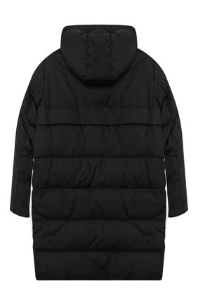 Детское пуховое пальто MONCLER черного цвета по цене 67100 руб., арт. F2-954-1C503-20-68352/12-14A | Фото 2 Детское пуховое пальто MONCLER черного цвета, арт. F2-954-1C503-20-68352/12-14A | Фото 2 (Материал внешний: Синтетический материал; Мальчики Кросс-КТ: Пуховик-верхняя одежда; Материал утеплителя: Пух и перо; Рукава: Длинные; Материал подклада: Синтетический материал; Кросс-КТ: Сезон: зима; Ростовка одежда: 12 лет | 152 см, 16 лет | 164 см)