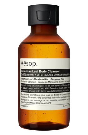Гель для душа geranium leaf AESOP бесцветного цвета по цене 1380 руб., арт. B100BT11RF | Фото 1 Гель для душа geranium leaf AESOP бесцветного цвета, арт. B100BT11RF | Фото 1
