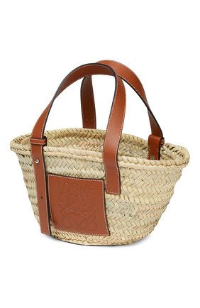 Женский сумка basket LOEWE бежевого цвета по цене 32500 руб., арт. 327.02.S93 | Фото 2 Женский сумка basket LOEWE бежевого цвета, арт. 327.02.S93 | Фото 2