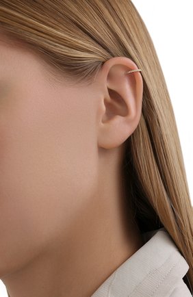 Женские кафф с белым топазом MOONKA STUDIO золотого цвета по цене 4500 руб., арт. ec-c-g | Фото 2 Женские кафф с белым топазом MOONKA STUDIO золотого цвета, арт. ec-c-g | Фото 2