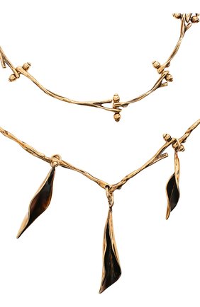Женское колье CHLOÉ золотого цвета по цене 97050 руб., арт. CHC20WF053CB7 | Фото 2 Женское колье CHLOÉ золотого цвета, арт. CHC20WF053CB7 | Фото 2