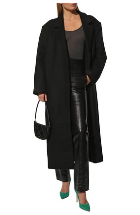 Женские замшевые туфли gianvito 105 GIANVITO ROSSI зеленого цвета по цене 49400 руб., арт. G28470.15RIC.CAMEMER | Фото 2 Женские замшевые туфли gianvito 105 GIANVITO ROSSI зеленого цвета, арт. G28470.15RIC.CAMEMER | Фото 2
