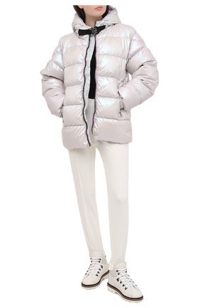 Женские хлопковые брюки KITON белого цвета по цене 97700 руб., арт. D50117K09T97 | Фото 2 Женские хлопковые брюки KITON белого цвета, арт. D50117K09T97 | Фото 2
