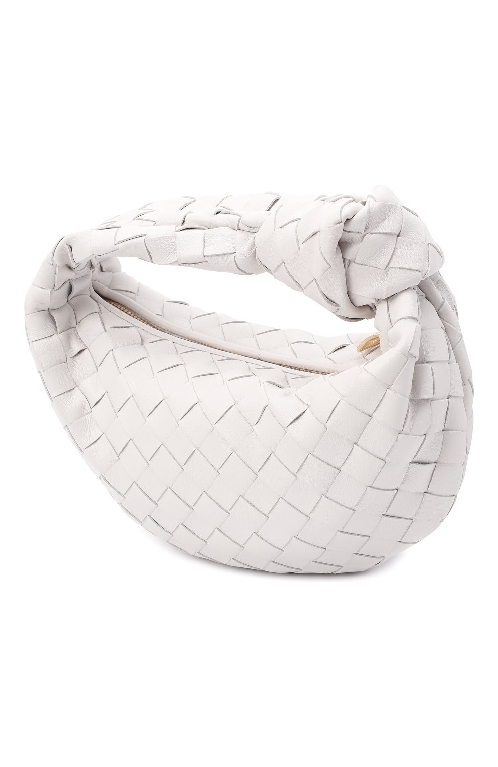 Женская сумка the mini jodie BOTTEGA VENETA белого цвета по цене 134500 руб., арт. 651876/VCPP5 | Фото 3 Женская сумка the mini jodie BOTTEGA VENETA белого цвета, арт. 651876/VCPP5 | Фото 3