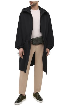 Мужские замшевые кеды LANVIN хаки цвета по цене 33100 руб., арт. FM-SKDBB1-VBAL-P21 | Фото 2 Мужские замшевые кеды LANVIN хаки цвета, арт. FM-SKDBB1-VBAL-P21 | Фото 2