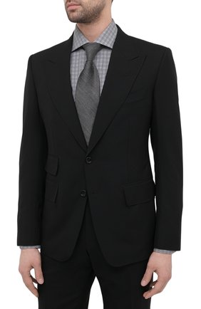 Мужской шерстяной костюм TOM FORD черного цвета по цене 299500 руб., арт. Q22R12/21AL43 | Фото 2 Мужской шерстяной костюм TOM FORD черного цвета, арт. Q22R12/21AL43 | Фото 2