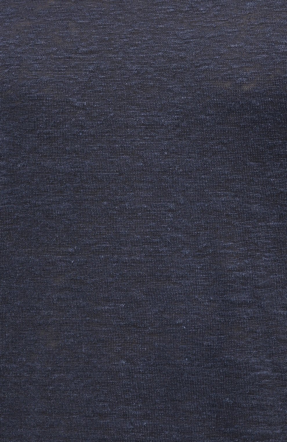 Мужская льняная футболка ORLEBAR BROWN темно-синего цвета, арт. 265745 | Фото 5 (Кросс-КТ: домашняя одежда; Рукава: Короткие; Длина (для топов): Стандартные; Мужское Кросс-КТ: Футболка-белье; Материал внешний: Лен)