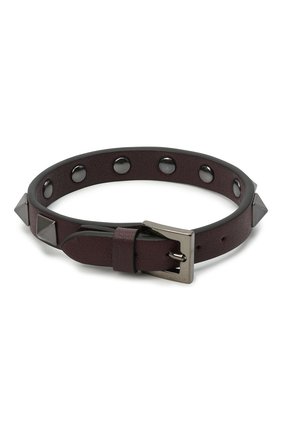 Мужской кожаный браслет valentino garavani VALENTINO бордового цвета по цене 15850 руб., арт. VY2J0801/VH3 | Фото 2 Мужской кожаный браслет valentino garavani VALENTINO бордового цвета, арт. VY2J0801/VH3 | Фото 2
