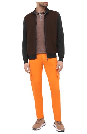 Мужские хлопковые брюки-карго KITON оранжевого цвета, арт. UFPPCAJ07T34 | Фото 2 (Случай: Повседневный; Стили: Кэжуэл; Материал внешний: Хлопок; Длина (брюки, джинсы): Стандартные; Силуэт М (брюки): Карго; Региональные ограничения белый список (Axapta Mercury): RU)