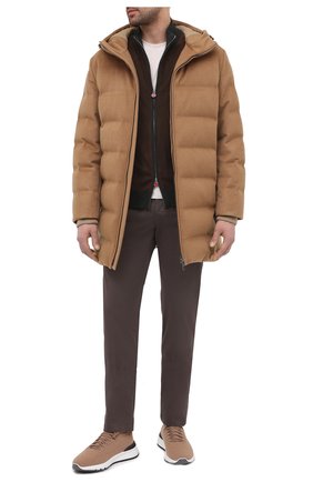 Мужские хлопковые брюки KITON коричневого цвета по цене 69850 руб., арт. UFPP79J07T36 | Фото 2 Мужские хлопковые брюки KITON коричневого цвета, арт. UFPP79J07T36 | Фото 2 (Длина (брюки, джинсы): Стандартные; Случай: Повседневный; Материал внешний: Хлопок; Стили: Кэжуэл; Силуэт М (брюки): Чиносы)