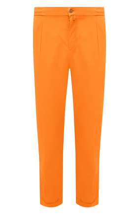 Мужские брюки KITON оранжевого цвета, арт. UFP1LACJ07T43 | Фото 1 (Случай: Повседневный; Стили: Кэжуэл; Материал внешний: Хлопок, Лиоцелл, Растительное волокно; Длина (брюки, джинсы): Стандартные; Региональные ограничения белый список (Axapta Mercury): RU)