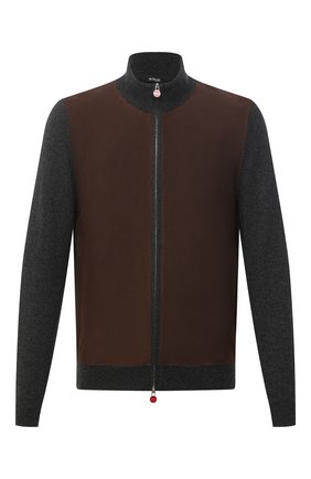 Мужской комбинированный кардиган KITON коричневого цвета по цене 482500 руб., арт. UK1276 | Фото 1 Мужской комбинированный кардиган KITON коричневого цвета, арт. UK1276 | Фото 1 (Мужское Кросс-КТ: Кардиган-одежда; Материал внешний: Кашемир, Шерсть; Рукава: Длинные; Стили: Кэжуэл; Длина (для топов): Стандартные; Материал утеплителя: Шерсть; Региональные ограничения белый список (Axapta Mercury): RU)