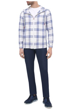 Мужские джинсы KITON синего цвета по цене 98050 руб., арт. UFPP79J07T26 | Фото 2 Мужские джинсы KITON синего цвета, арт. UFPP79J07T26 | Фото 2