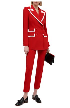 Женский шерстяной жакет DOLCE & GABBANA красного цвета по цене 236500 руб., арт. F29EGT/FUCC6 | Фото 2 Женский шерстяной жакет DOLCE & GABBANA красного цвета, арт. F29EGT/FUCC6 | Фото 2