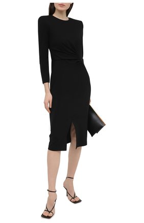 Женское платье из вискозы GIORGIO ARMANI черного цвета по цене 69950 руб., арт. 3KAA73/AJFBZ | Фото 2 Женское платье из вискозы GIORGIO ARMANI черного цвета, арт. 3KAA73/AJFBZ | Фото 2
