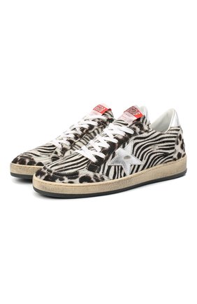 Женские кожаные кеды ball star GOLDEN GOOSE DELUXE BRAND черно-белого цвета по цене 40950 руб., арт. GWF00117.F000186 | Фото 1 Женские кожаные кеды ball star GOLDEN GOOSE DELUXE BRAND черно-белого цвета, арт. GWF00117.F000186 | Фото 1