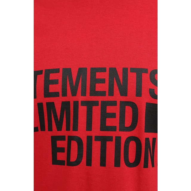 фото Хлопковая футболка vetements