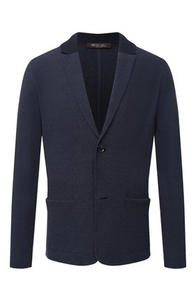 Мужской пиджак из шелка и льна LORO PIANA синего цвета по цене 237000 руб., арт. FAL0061 | Фото 1 Мужской пиджак из шелка и льна LORO PIANA синего цвета, арт. FAL0061 | Фото 1