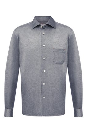 Мужская хлопковая рубашка KITON серого цвета по цене 58050 руб., арт. UMCNERH0760904 | Фото 1 Мужская хлопковая рубашка KITON серого цвета, арт. UMCNERH0760904 | Фото 1