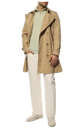 Мужские замшевые лоферы summer walk LORO PIANA белого цвета по цене 65150 руб., арт. FAE8124 | Фото 2 Мужские замшевые лоферы summer walk LORO PIANA белого цвета, арт. FAE8124 | Фото 2