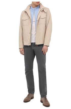Мужская куртка LORO PIANA бежевого цвета по цене 261000 руб., арт. FAL5139 | Фото 2 Мужская куртка LORO PIANA бежевого цвета, арт. FAL5139 | Фото 2