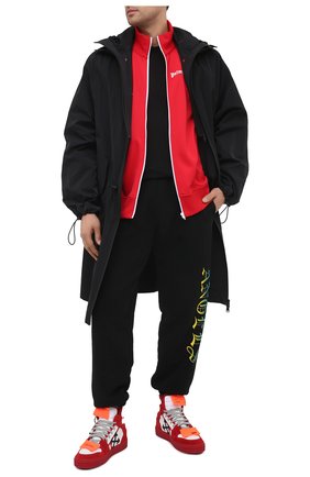 Мужские комбинированные кеды off-court 3.0 OFF-WHITE красного цвета по цене 54000 руб., арт. 0MIA065R21LEA0020125 | Фото 2 Мужские комбинированные кеды off-court 3.0 OFF-WHITE красного цвета, арт. 0MIA065R21LEA0020125 | Фото 2