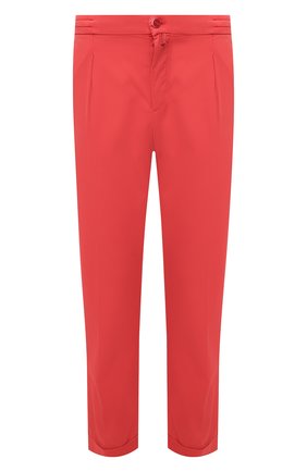 Мужские брюки KITON красного цвета по цене 98150 руб., арт. UFP1LACJ07T43 | Фото 1 Мужские брюки KITON красного цвета, арт. UFP1LACJ07T43 | Фото 1
