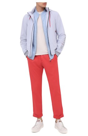 Мужские брюки KITON красного цвета по цене 98150 руб., арт. UFP1LACJ07T43 | Фото 2 Мужские брюки KITON красного цвета, арт. UFP1LACJ07T43 | Фото 2