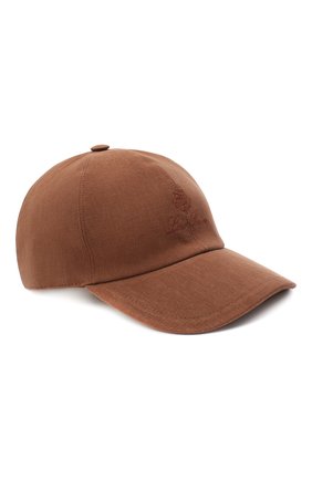 Мужской льняная бейсболка LORO PIANA коричневого цвета по цене 35500 руб., арт. FAL7064 | Фото 1 Мужской льняная бейсболка LORO PIANA коричневого цвета, арт. FAL7064 | Фото 1