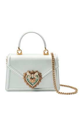 Женская сумка devotion DOLCE & GABBANA голубого цвета по цене 126000 руб., арт. BB6711/AW132 | Фото 6 Женская сумка devotion DOLCE & GABBANA голубого цвета, арт. BB6711/AW132 | Фото 6 (Женское Кросс-КТ: Вечерняя сумка; Сумки-технические: Сумки через плечо, Сумки top-handle; Размер: mini; Ремень/цепочка: На ремешке; Материал: Текстиль)