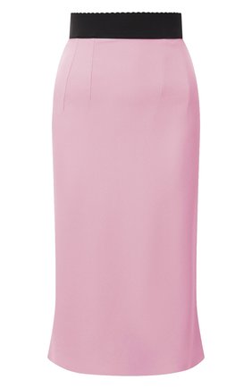 Женская юбка-миди DOLCE & GABBANA розового цвета по цене 46800 руб., арт. F4A1FT/FURDV | Фото 1 Женская юбка-миди DOLCE & GABBANA розового цвета, арт. F4A1FT/FURDV | Фото 1