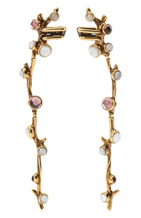 Женские клипсы CHLOÉ золотого цвета по цене 47450 руб., арт. CHC20WFE90BGS | Фото 1 Женские клипсы CHLOÉ золотого цвета, арт. CHC20WFE90BGS | Фото 1