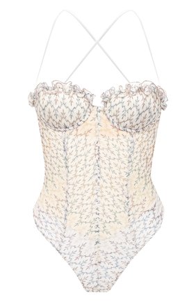 Женский слитный купальник MISSONI белого цвета по цене 49950 руб., арт. MMP00226/BR00C6 | Фото 1 Женский слитный купальник MISSONI белого цвета, арт. MMP00226/BR00C6 | Фото 1