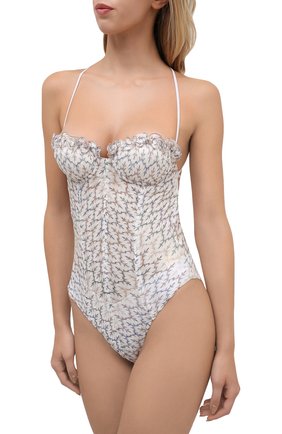 Женский слитный купальник MISSONI белого цвета по цене 49950 руб., арт. MMP00226/BR00C6 | Фото 2 Женский слитный купальник MISSONI белого цвета, арт. MMP00226/BR00C6 | Фото 2