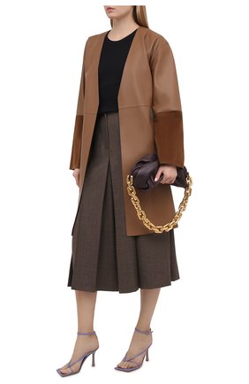 Женские кожаные босоножки the stretch BOTTEGA VENETA сиреневого цвета по цене 63500 руб., арт. 608835/VBSF0 | Фото 2 Женские кожаные босоножки the stretch BOTTEGA VENETA сиреневого цвета, арт. 608835/VBSF0 | Фото 2