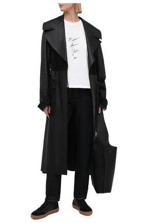 Женская хлопковая футболка EMPORIO ARMANI белого цвета по цене 9700 руб., арт. 3K2T7B/2J95Z | Фото 2 Женская хлопковая футболка EMPORIO ARMANI белого цвета, арт. 3K2T7B/2J95Z | Фото 2