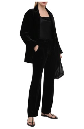 Женский жакет из вискозы DOROTHEE SCHUMACHER черного цвета по цене 52200 руб., арт. 147902/VELVET SHIMMER | Фото 2 Женский жакет из вискозы DOROTHEE SCHUMACHER черного цвета, арт. 147902/VELVET SHIMMER | Фото 2