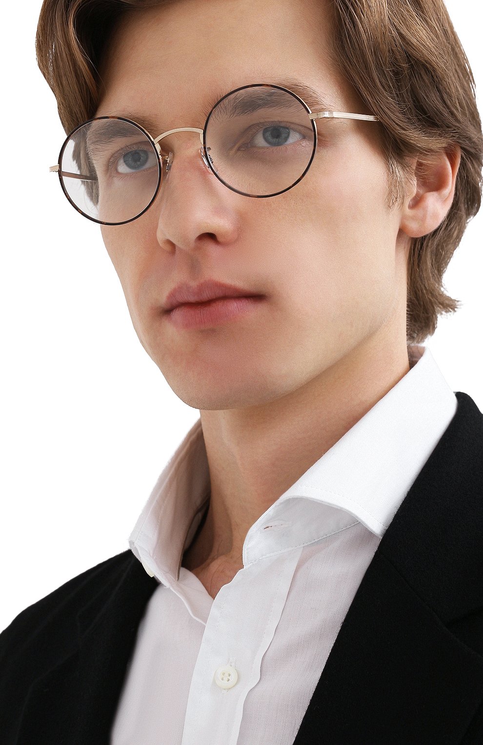 Женские солнцезащитные очки OLIVER PEOPLES золотого цвета по цене 31400 руб., арт. 1197ST-52991W | Фото 3 Женские солнцезащитные очки OLIVER PEOPLES золотого цвета, арт. 1197ST-52991W | Фото 3 (Тип очков: С/з; Очки форма: Круглые; Оптика Гендер: оптика-унисекс)