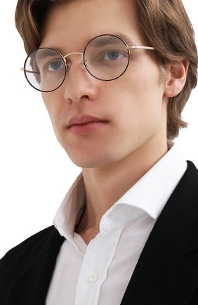 Женские солнцезащитные очки OLIVER PEOPLES золотого цвета по цене 31400 руб., арт. 1197ST-52991W | Фото 3 Женские солнцезащитные очки OLIVER PEOPLES золотого цвета, арт. 1197ST-52991W | Фото 3 (Тип очков: С/з; Очки форма: Круглые; Оптика Гендер: оптика-унисекс)