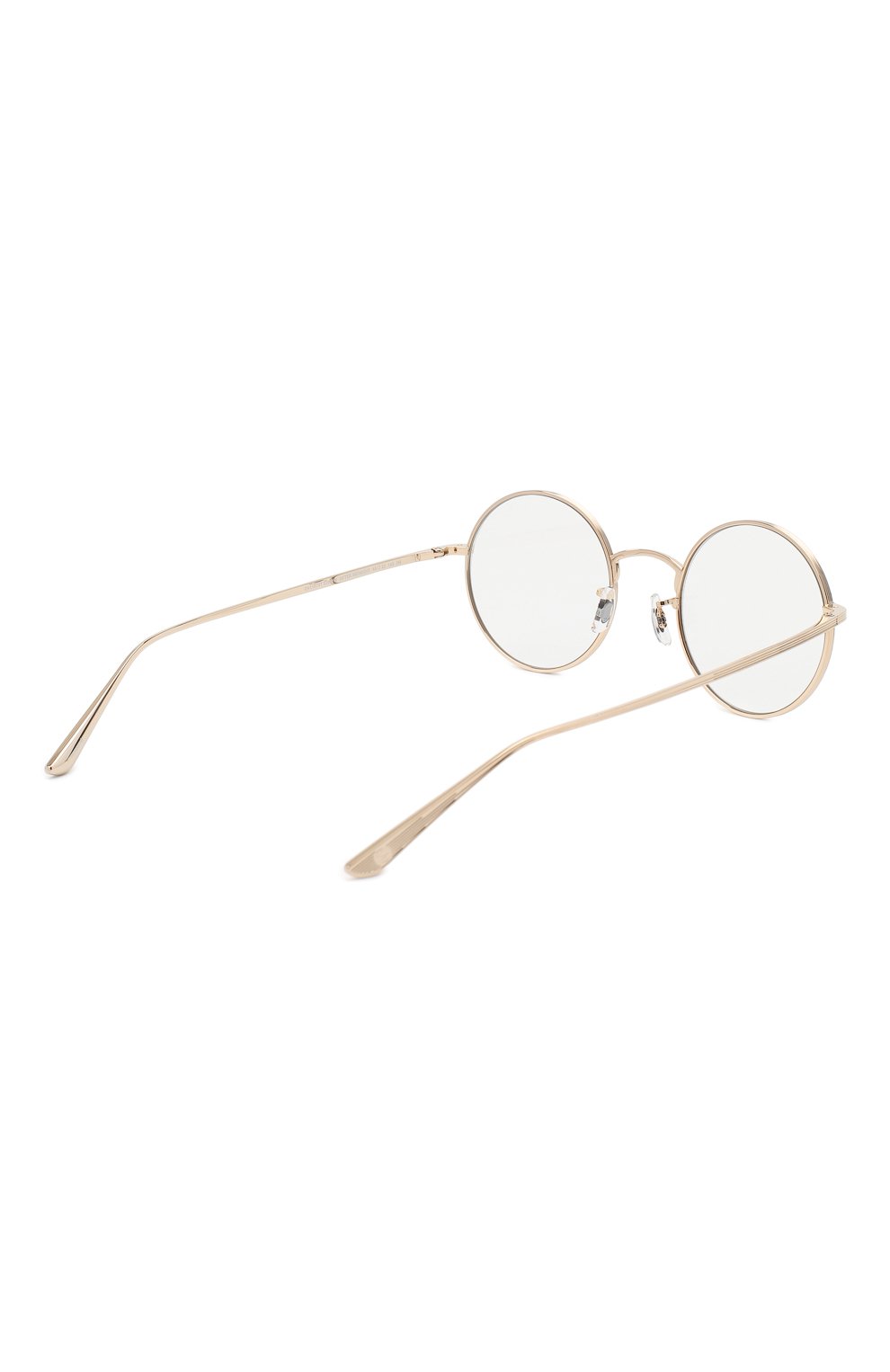 Женские солнцезащитные очки OLIVER PEOPLES золотого цвета по цене 31400 руб., арт. 1197ST-52991W | Фото 5 Женские солнцезащитные очки OLIVER PEOPLES золотого цвета, арт. 1197ST-52991W | Фото 5 (Тип очков: С/з; Очки форма: Круглые; Оптика Гендер: оптика-унисекс)