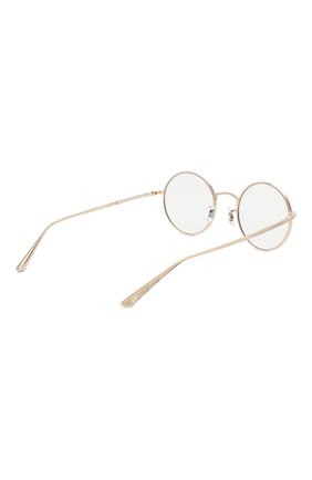 Женские солнцезащитные очки OLIVER PEOPLES золотого цвета по цене 31400 руб., арт. 1197ST-52991W | Фото 5 Женские солнцезащитные очки OLIVER PEOPLES золотого цвета, арт. 1197ST-52991W | Фото 5 (Тип очков: С/з; Очки форма: Круглые; Оптика Гендер: оптика-унисекс)