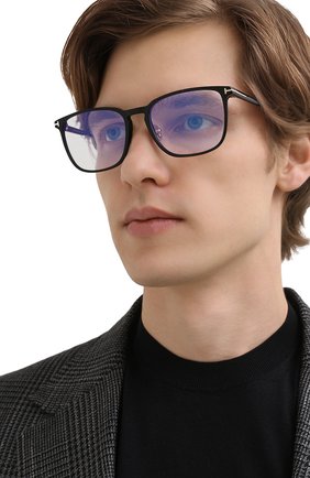 Мужские оправа TOM FORD черного цвета по цене 19100 руб., арт. TF5584-B 001 | Фото 2 Мужские оправа TOM FORD черного цвета, арт. TF5584-B 001 | Фото 2