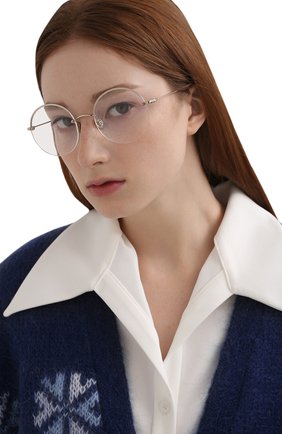 Женские оправа DIOR золотого цвета по цене 19250 руб., арт. STELLAIRE012 J5G | Фото 2 Женские оправа DIOR золотого цвета, арт. STELLAIRE012 J5G | Фото 2
