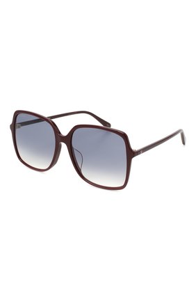 Женские солнцезащитные очки GUCCI бордового цвета по цене 25500 руб., арт. GG0544SA 003 | Фото 1 Женские солнцезащитные очки GUCCI бордового цвета, арт. GG0544SA 003 | Фото 1