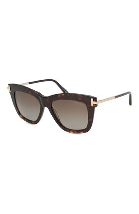 Женские солнцезащитные очки TOM FORD коричневого цвета по цене 36100 руб., арт. TF822 52H | Фото 1 Женские солнцезащитные очки TOM FORD коричневого цвета, арт. TF822 52H | Фото 1