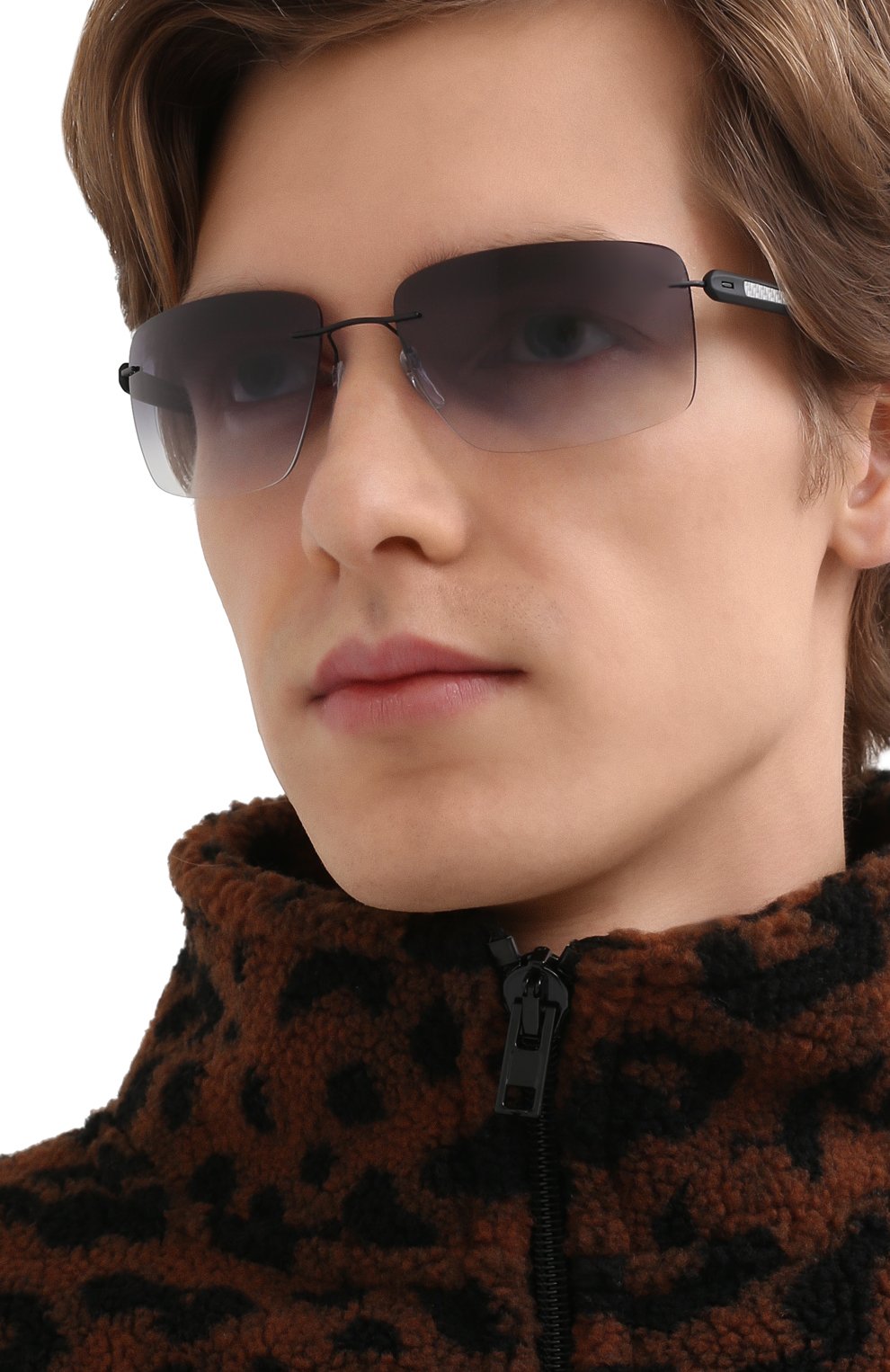 Мужские солнцезащитные очки SILHOUETTE черного цвета по цене 23000 руб., арт. 8722/9140 | Фото 2 Мужские солнцезащитные очки SILHOUETTE черного цвета, арт. 8722/9140 | Фото 2